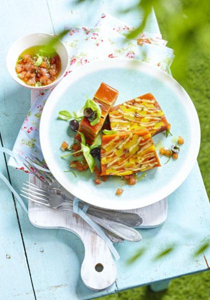 Terrine de tomates colorées