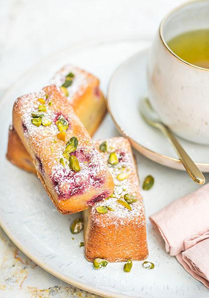 Mini cakes aux framboises