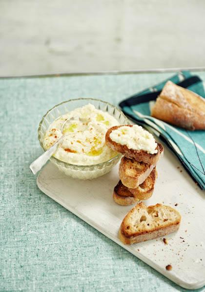 Houmous aux cœurs de palmier