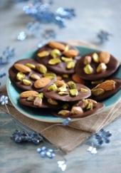 Mendiants aux pistaches et aux amandes