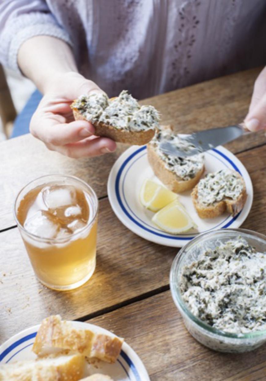 Rillettes de maquereau au Muscadet et aux algues