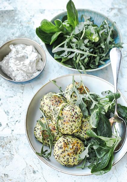 Croquettes de quinoa poulet