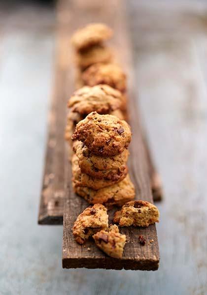 Cookies chocolat au lait et pépites de caramel