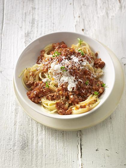 Spaghettis à la bolognaise