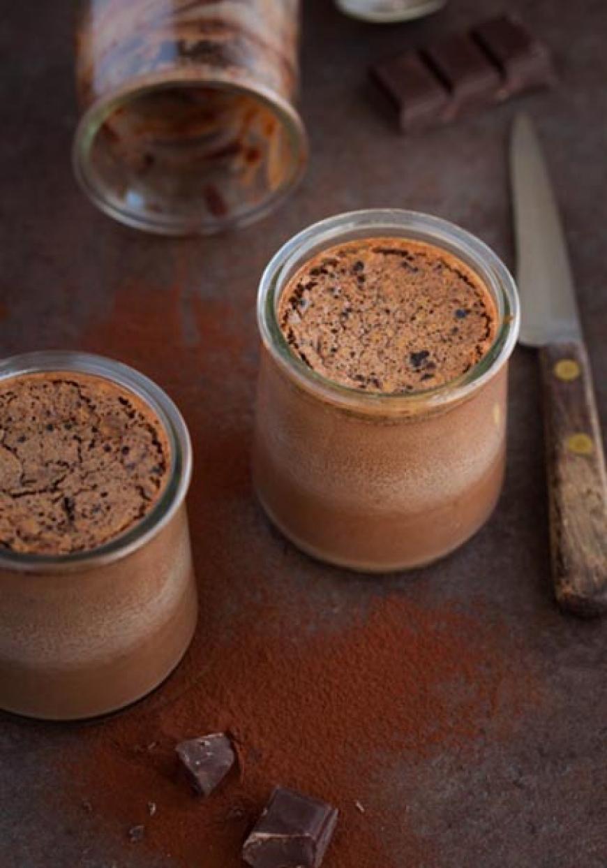 Petites crèmes au chocolat