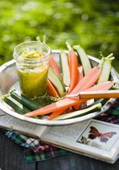 Crudités salsa verde