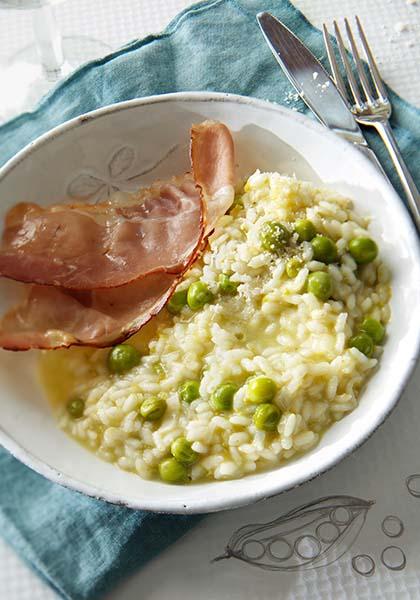 Risotto vénitien aux petits pois