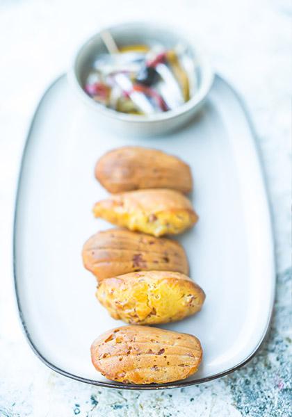 Madeleines au jambon