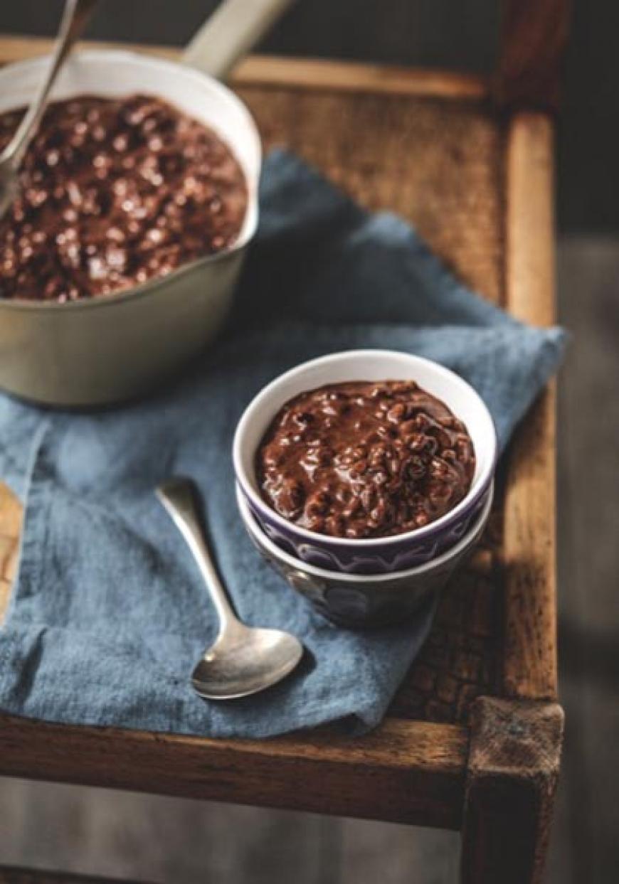 Riz au lait au chocolat