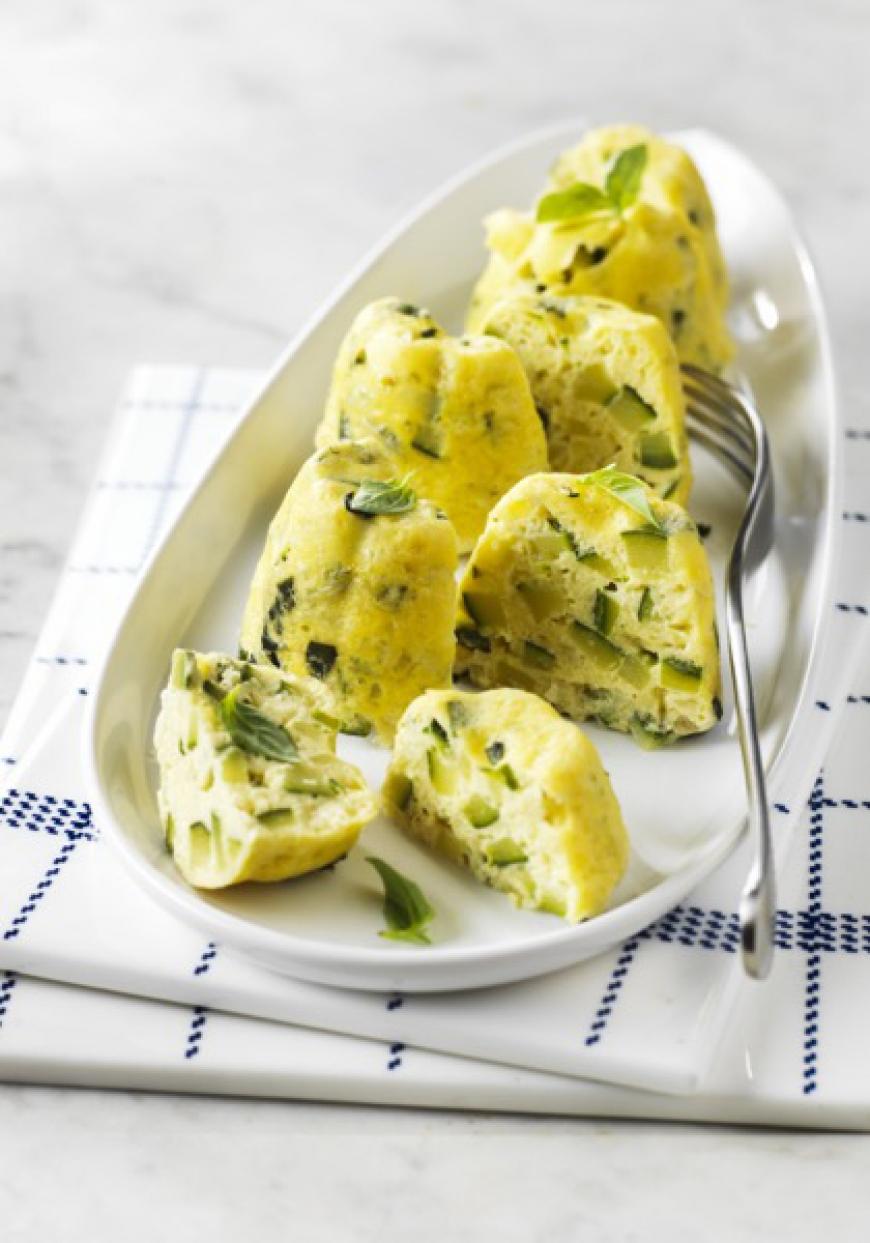 Frittata aux courgettes façon cannelés