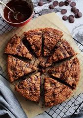 Cookie géant au choco/noisettes