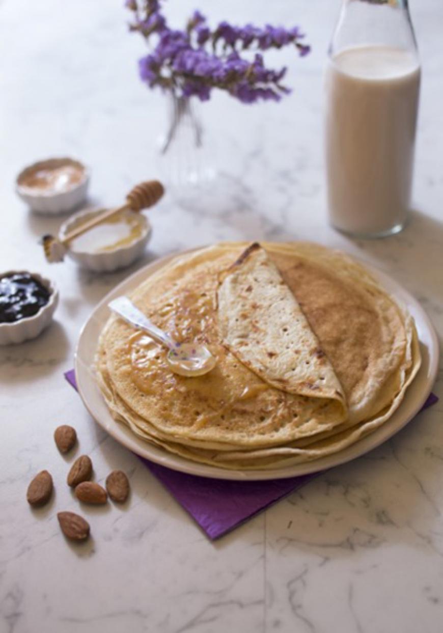 Crêpes sans gluten et sans lactose