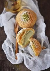 Petits choux au thé vert