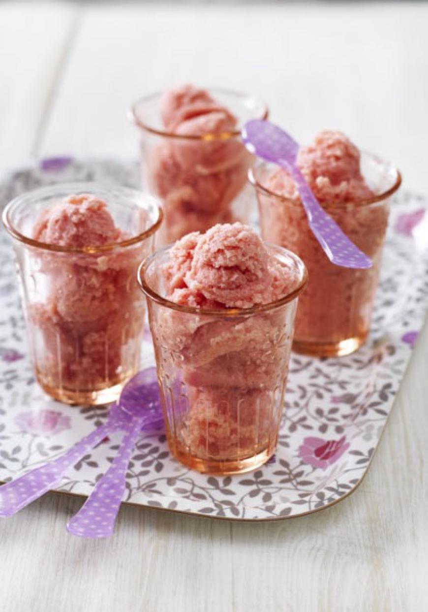 Glace au yaourt à la pastèque