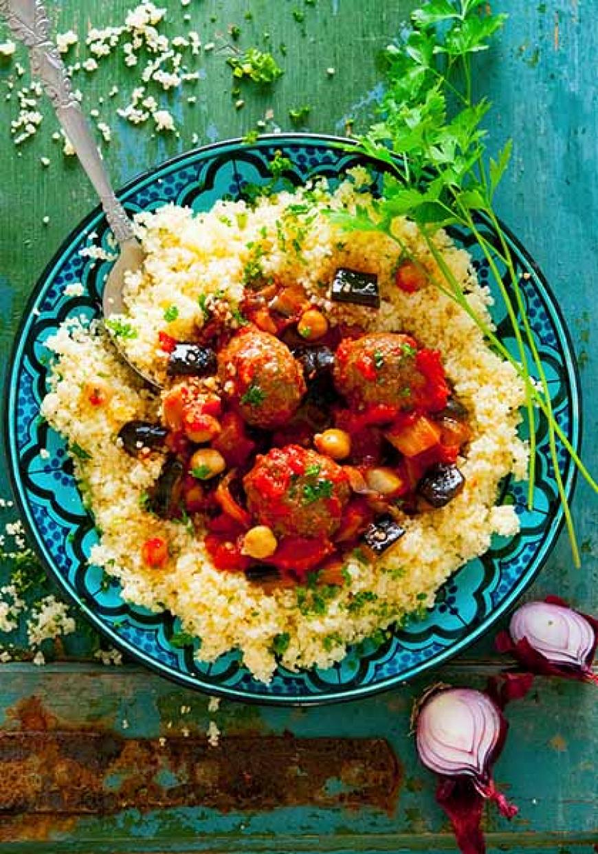 Boulettes de bœuf et légumes à la marocaine