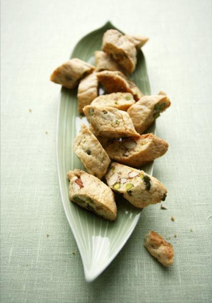 Cantuccini aux amandes et pistaches