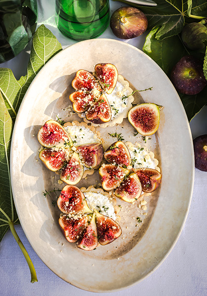 Tartelettes figues chèvre