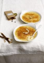 Crème brûlée poire réglisse