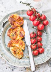 Mini quiches sans pâte, tomates cerises pecorino