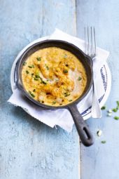 Gratin de crevettes sauce Nantua