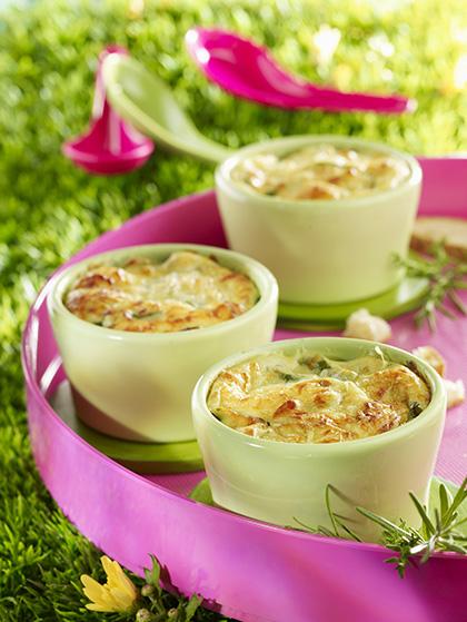 Gratin de chou-fleur et brocolis