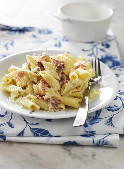 Penne à la carbonara