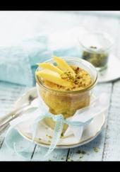 Gâteau mangue pistache en verrine