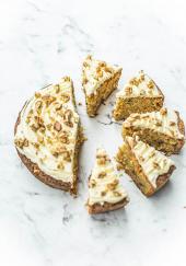 Carrot cake aux noix fraîches