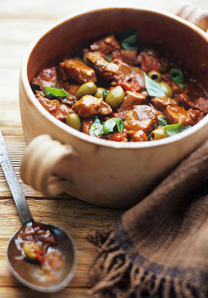 Ragoût de veau aux olives