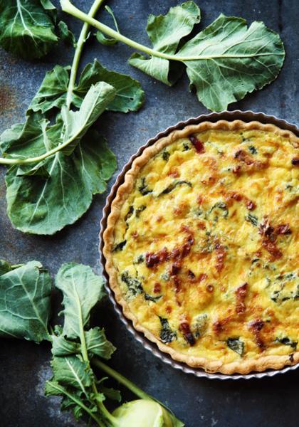 Quiche aux fanes