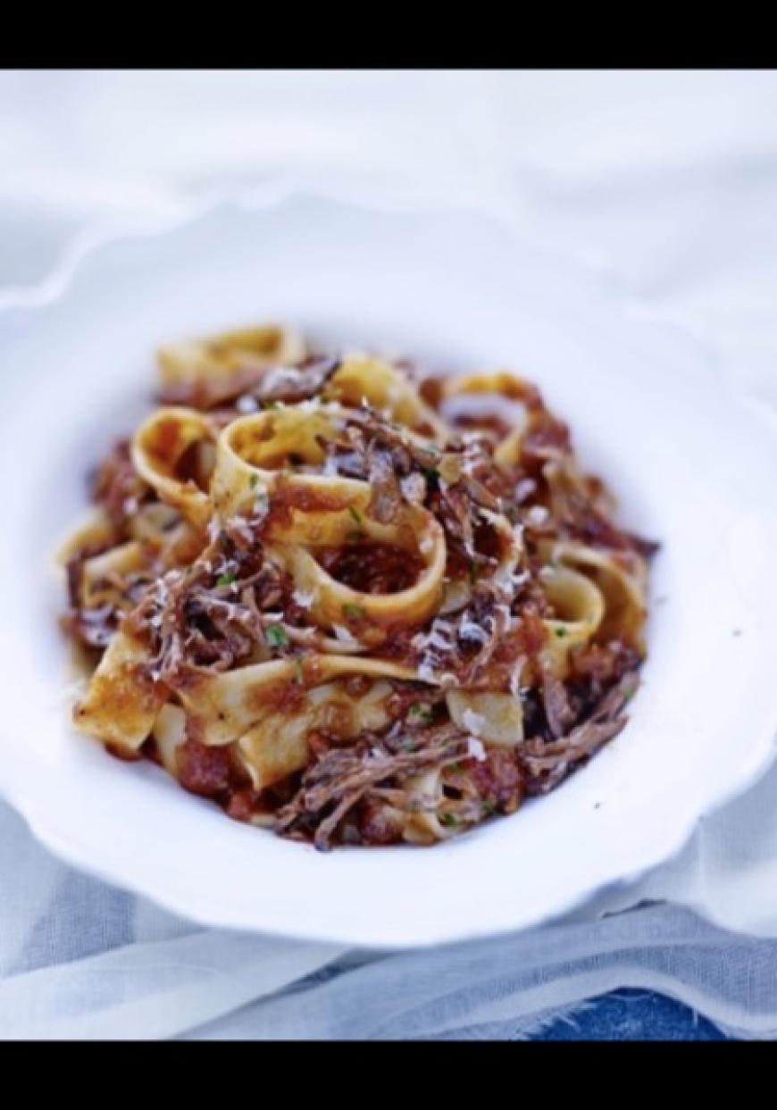 Pappardelle bolognaises à la queue de boeuf