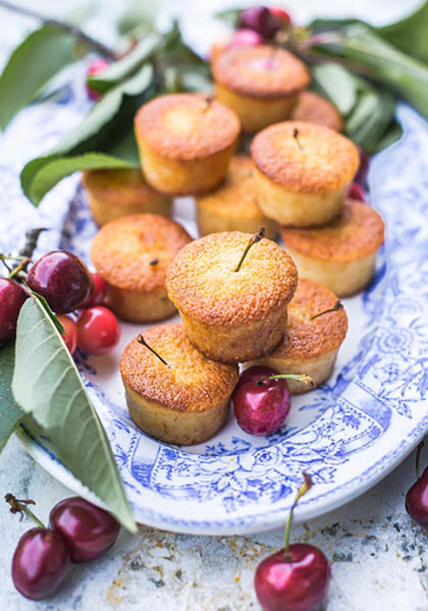 Mini financiers aux cerises