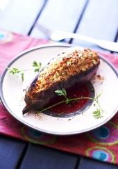 Aubergines farcies à l&#039;agneau