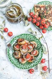 Mini feuilleté tomates cerise anchois