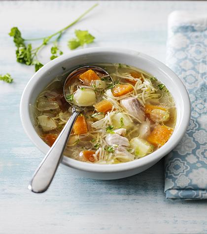 Soupe de poulet aux vermicelles