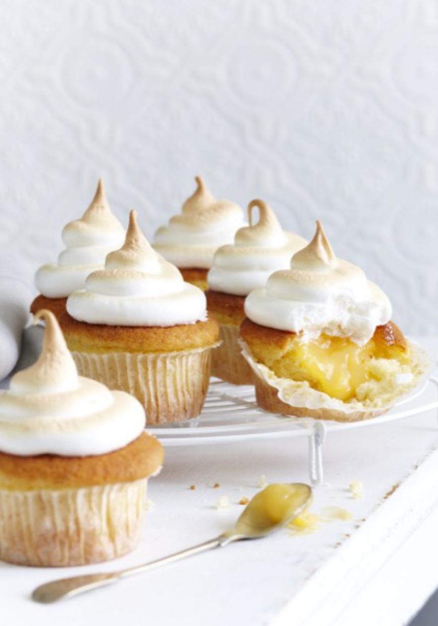 Cupcakes meringués au lemon curd