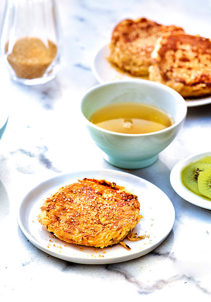 Crumpets à la pomme