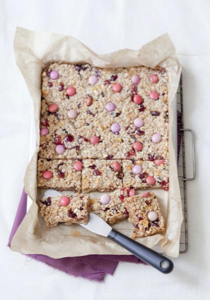 Barres de céréales maison aux Smarties