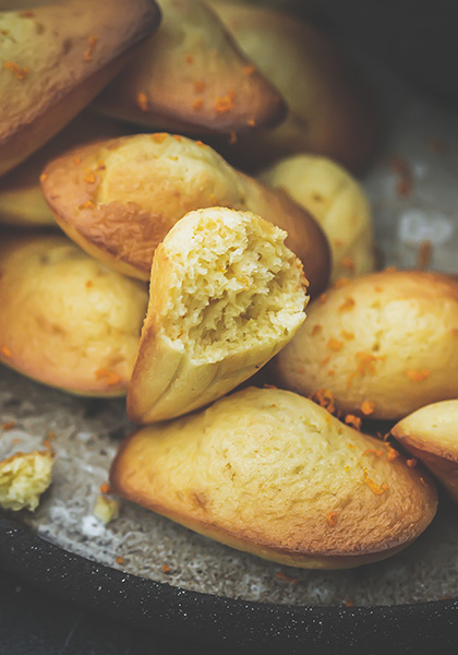 Madeleines à l&#039;orange