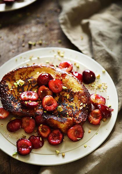 Brioche perdue aux cerises