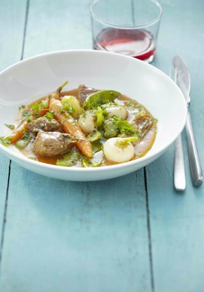 Navarin de veau aux légumes nouveaux