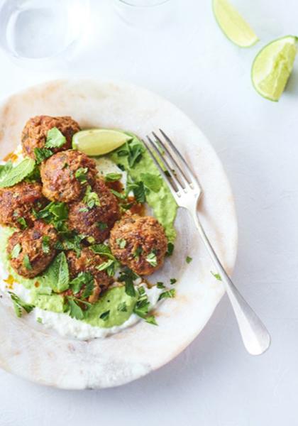 Boulettes d&#039;agneau aux petits pois