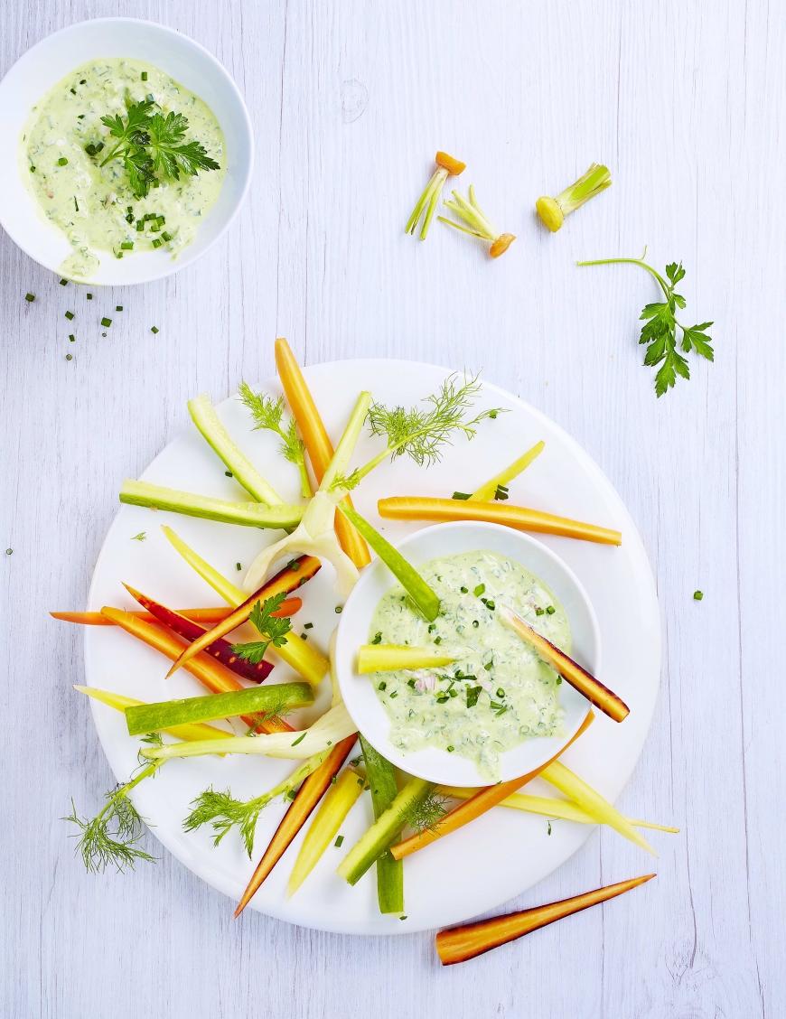 Sauce crudités sans lactose