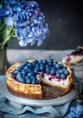 Cheesecake aux myrtilles