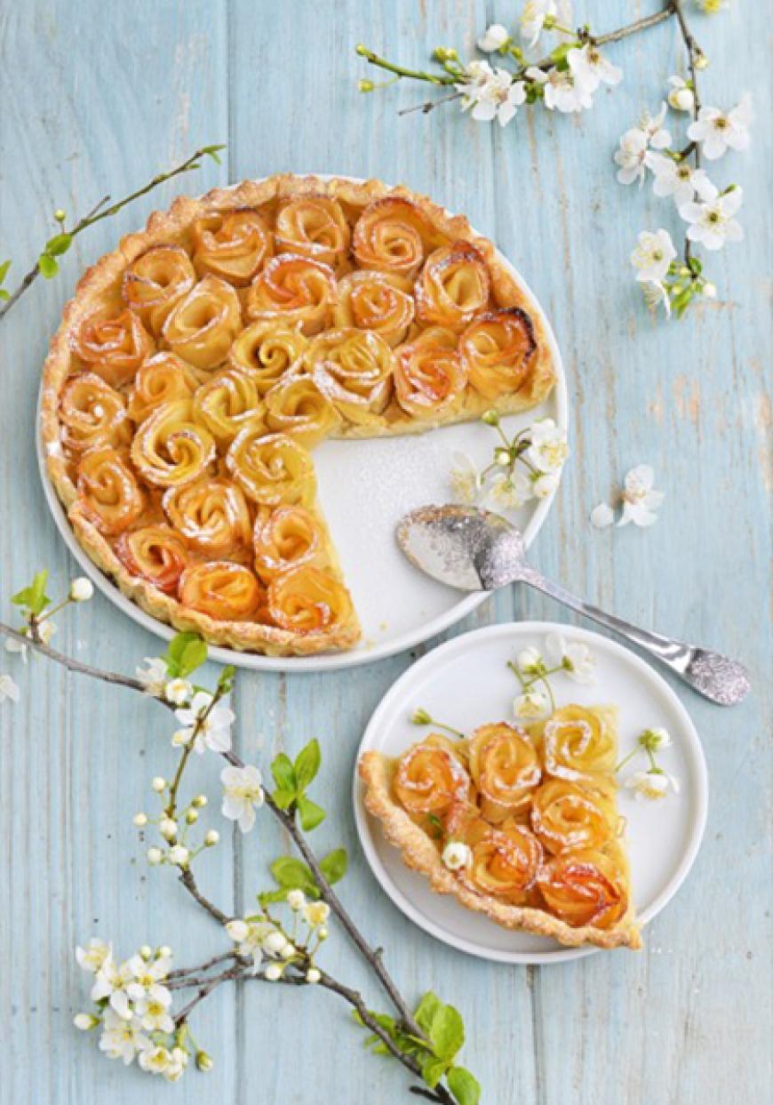 Tarte aux fleurs de pomme