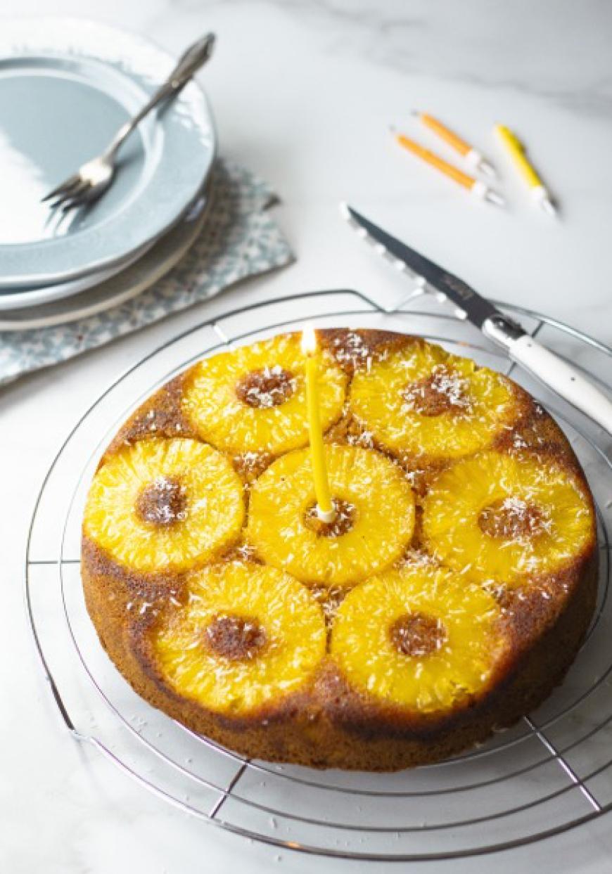 Gâteau renversé coco/ananas