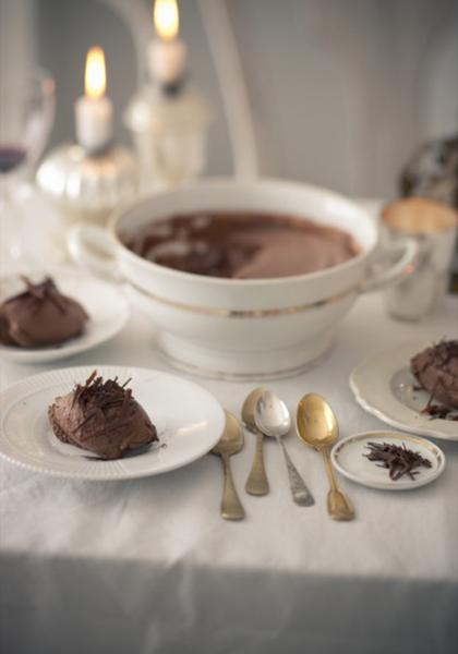 Mousse au chocolat et à la fève tonka