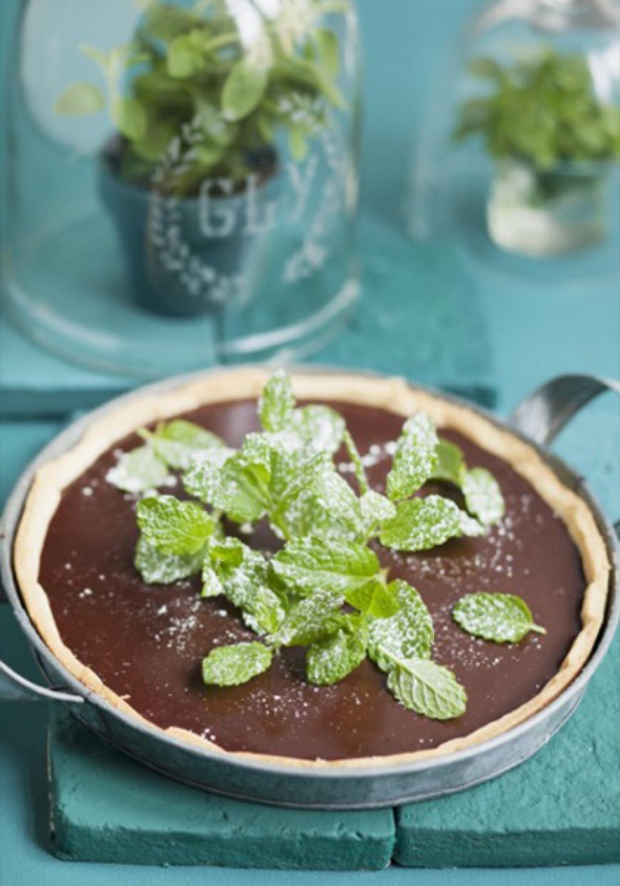 Tarte menthe chocolat