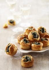 Mini muffins aux escargots de Bourgogne et au Chaource