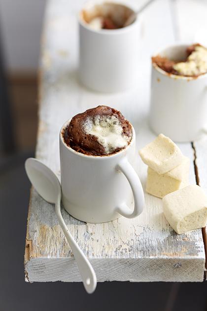 Mug cake au chocolat et aux Chamallows